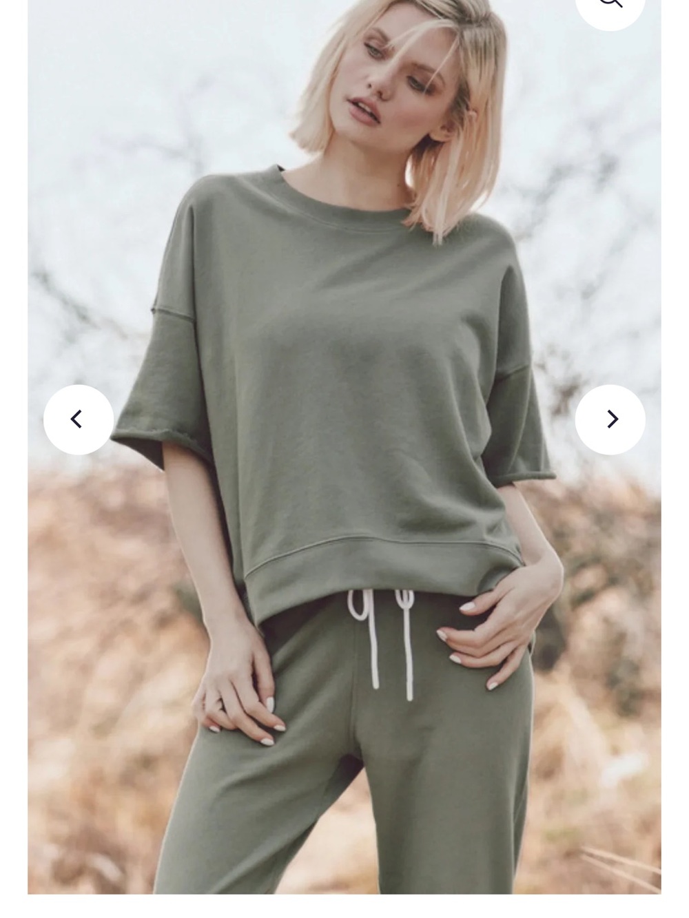 Leallo Heidi Elbow Sleeve Sweatshirt